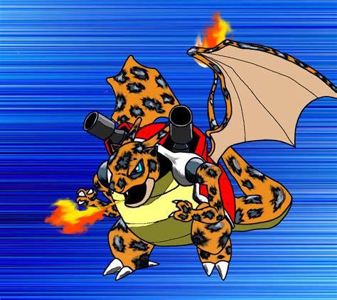 Charizard Blastoise Fusion by seanyg46 on DeviantArt