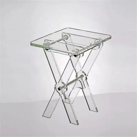 Clear Acrylic Tv Tray Or Folding Coffee Table - Buy Acrylic Folding Table,Folding Tv Trays,Cheap ...