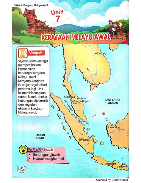 Peta Lokasi Kerajaan Melayu Awal Tahun 4 Kerajaan Melayu Awal Pada ...