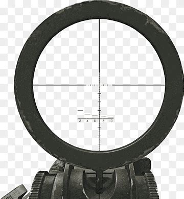 Black and orange rifle scope illustration, Call of Duty: Black Ops III Telescopic sight, Scope ...