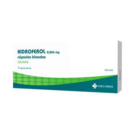 HIDROFEROL CAPSULAS BLANDAS 0.266 MG CAJA X 1 UND - Farmacia Pasteur ...