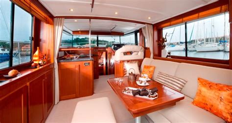 Swift Trawler 44 | Boat interior design, Boat interior, Trawler yacht