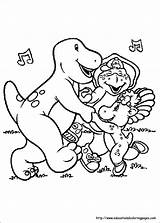 Barney The Dinosaur Coloring Pages sketch template