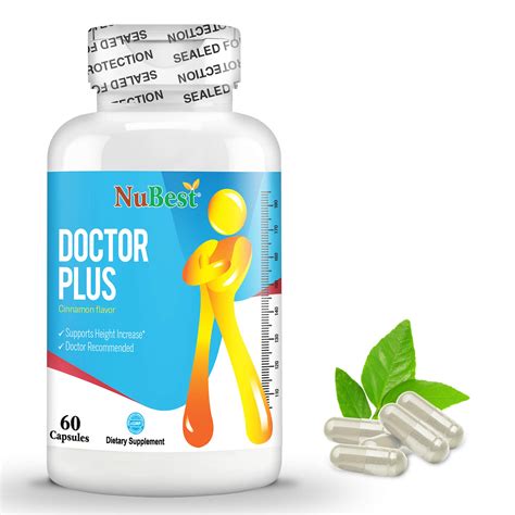 Doctor Plus - Maximum Natural Height Growth Pills - Height Enhancement Supplement - Grow Taller ...