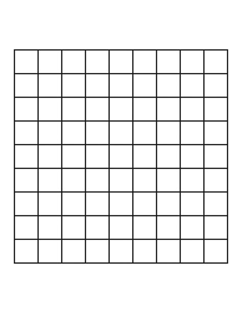 9 Square Grid Template