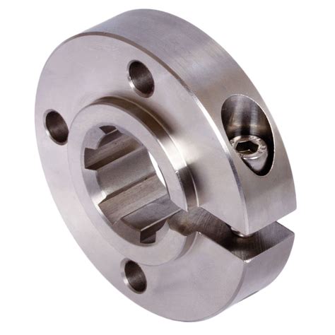 Rigid shaft coupling - 64899602 - MÄDLER GmbH - stainless steel / splined hub / flange