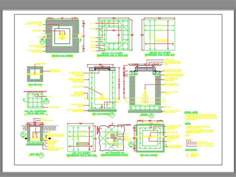 Valve chamber in AutoCAD | CAD download (174.42 KB) | Bibliocad