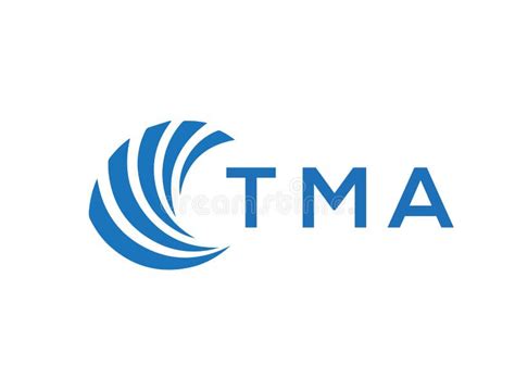 TMA Letter Logo Design on White Background. TMA Creative Circle Letter Logo Stock Vector ...