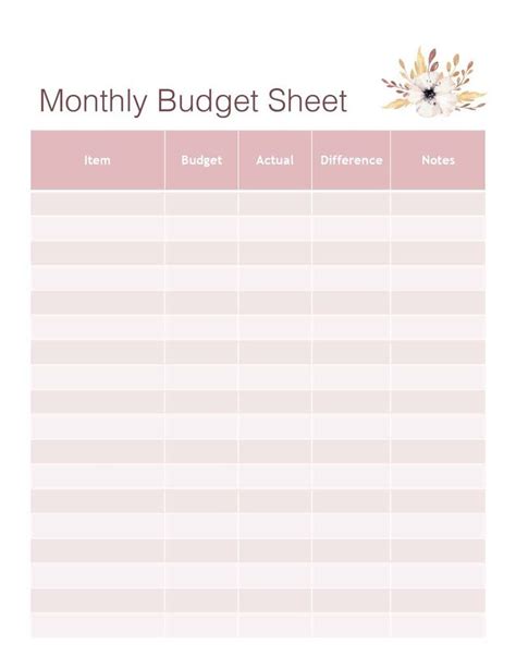 Download Your Free Budget Tracker Printables and Get Your Finances Back ...