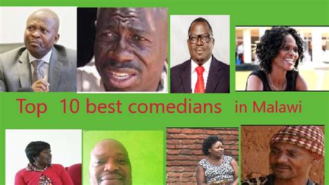 Top 10 the Best Comedians ever in Malawi - YouTube