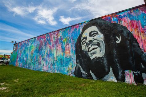 Bob Marley spotted in Wynwood, Miami... and he's a good fit. Miami Art District, Arts District ...