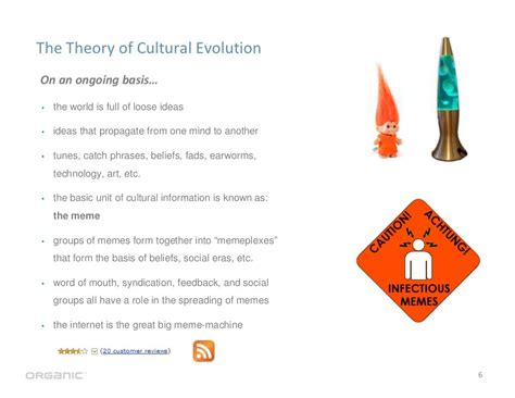 The Theory of Cultural Evolution