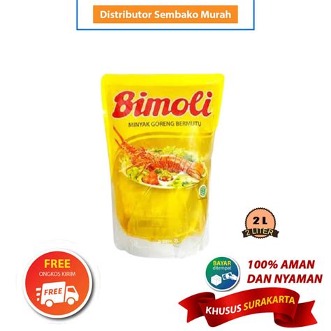 Minyak Goreng Bimoli 2 Liter – Distributor Sembako Murah