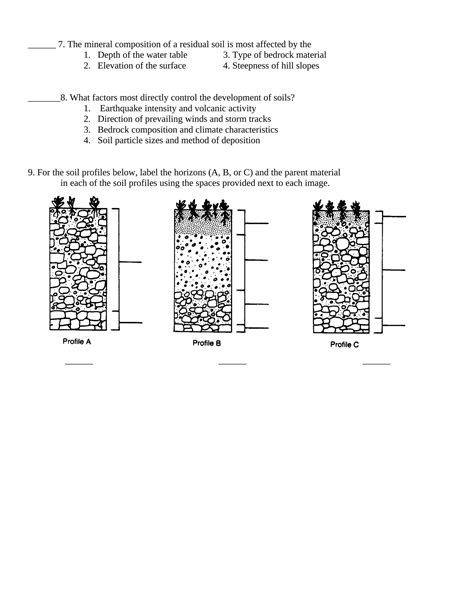 Label and Color the Soil Differentiated Activity for K-2nd Grade - Worksheets Library