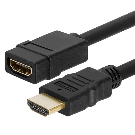 Cmple - HDMI Extension Cable Male to Female Support 3D 4K x 2K Resolution HDMI Cable Extender ...