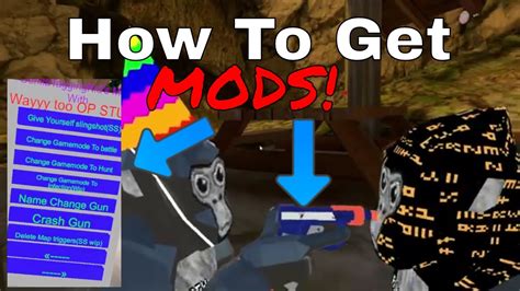 How To Get MODS And MOD MENUS In Gorilla Tag! - YouTube