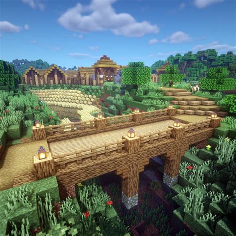 A Simple Bridge Design. How do you like it?: Minecraftbuilds | Minecraft houses, Minecraft ...