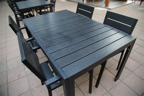 American Standard Wholesale Outdoor Restaurant Polywood Coffee Wooden Dining Table (PWT-15503 ...