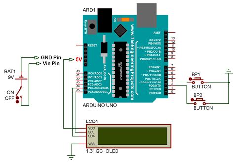 Digital OLED clock 01 (0.96" I2C OLED) / Arduino UNO (Kuman UNO)