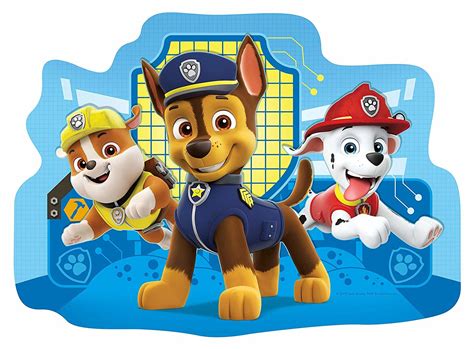 Paw Patrol 4 large shaped puzzles