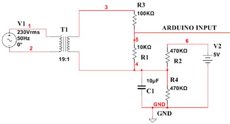 Circuit Diagram for Voltage Measurement | Download Scientific Diagram