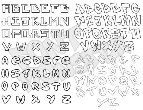 Graffiti Block Letter Font