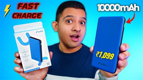 URBN 10000 mAh Ultra Slim Power Bank - Review⚡22.5 Fast Charging ! 🔥🔥 - YouTube