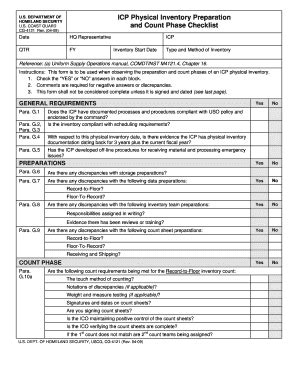 Physical Inventory Audit Checklist PDF: Complete with ease | airSlate ...