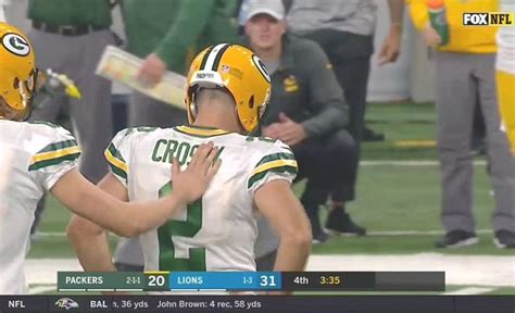 Packers coach backs kicker Mason Crosby after disastrous game | Larry ...