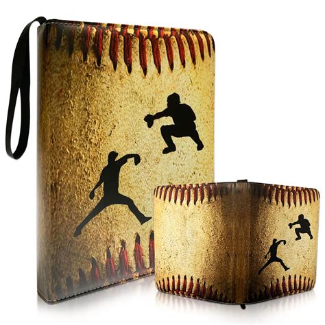 FARILIS - Baseball Card Binder with Sleeves - Protect 900 Sports Cards ...