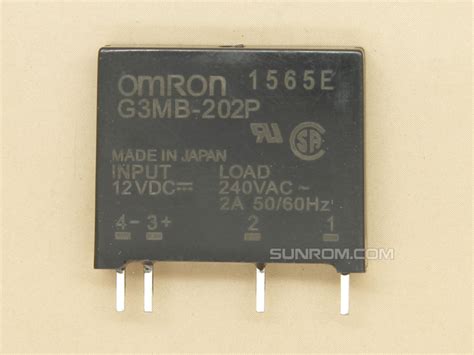 Solid State Relay(SSR) DC(12V) - AC(100-240V) 2A [5344] : Sunrom Electronics