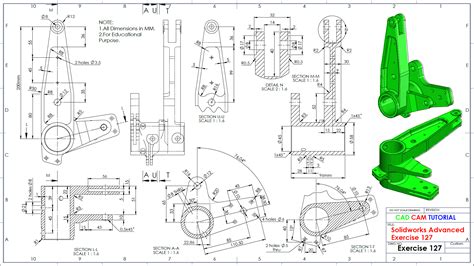 SolidWorks Advanced Tutorial Exercise 127