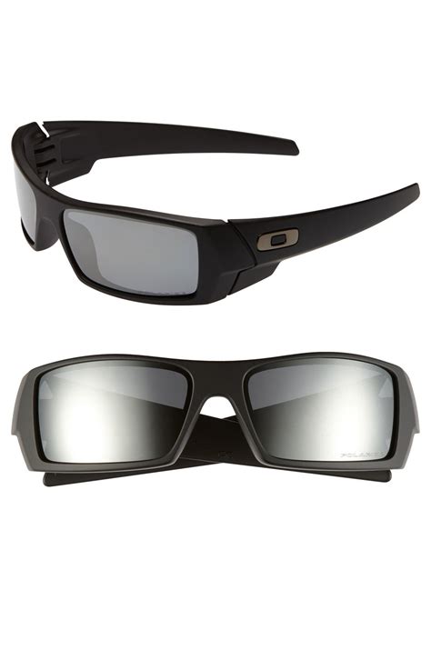 Oakley 'Gascan' 60Mm Polarized Sunglasses in Black for Men (Matte Black ...