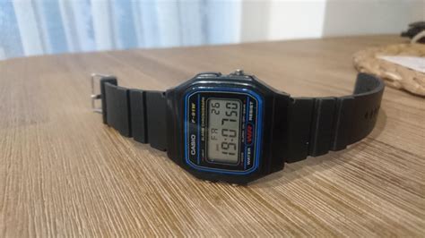 The Casio F91W. Design unchanged since release in 1991. Can be bought ...