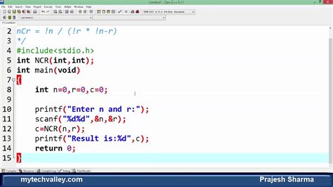 C Program To Find Binomial Coefficient Using Recursion 30+ Pages Explanation [800kb] - Latest ...