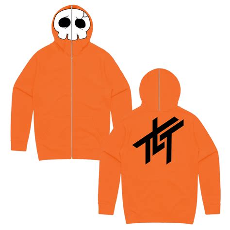 The Living Tombstone Skull Mask Zip Up Hoodie (Pre Order) | The Living ...