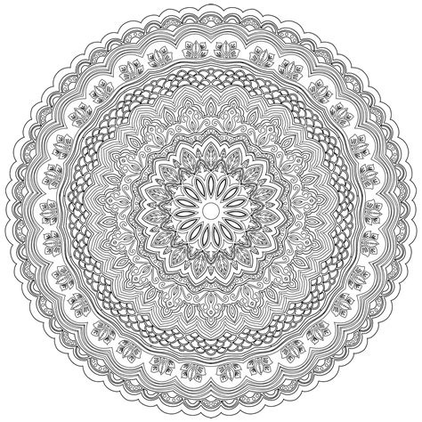 Zen & Anti-stress Mandala - 10 - Zen & Anti-stress Mandalas