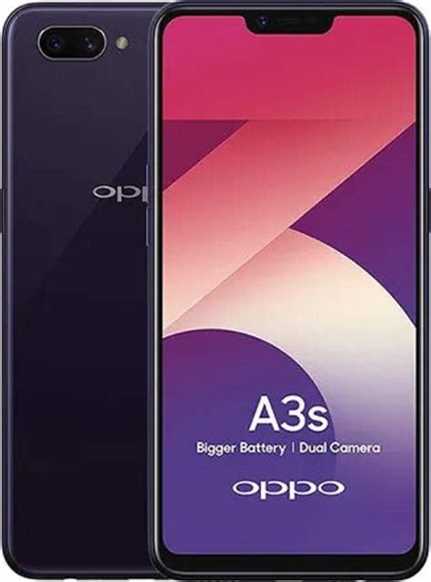 Oppo A3s Dual SIM Mobile Phone, 3GB RAM, 32GB, 4G LTE - Purple ...