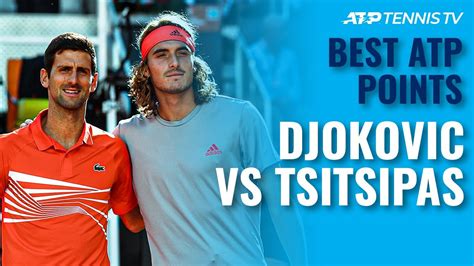 Novak Djokovic vs Stefanos Tsitsipas: Brilliant Shots & Points!