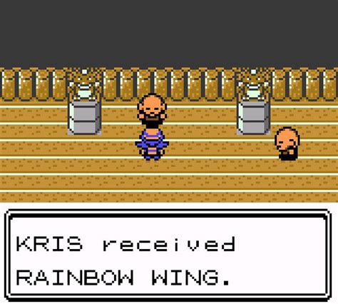 How To Get the Rainbow Wing in Pokémon Crystal - Guide Strats