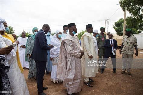 A delegation from M5-RFP, who have organized large protests in Mali... News Photo - Getty Images