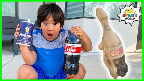 Experiment Coca Cola and Mento vs Cola Cola vs Coke! Easy DIY Science Experiments for kids ...