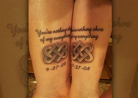 1000+ images about Couples Tats on Pinterest | Couple Tattoos ... | Celtic tattoos, Knot tattoo ...