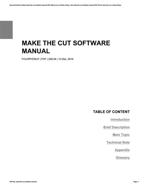 Make The Cut Software Manual by dn7677879 - Issuu