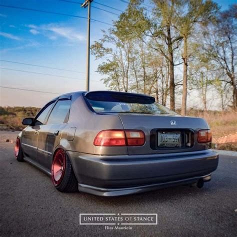 95' #Honda #Civic_LX #Sedan #Slammed #Stance #Modified #JDM | Honda ...