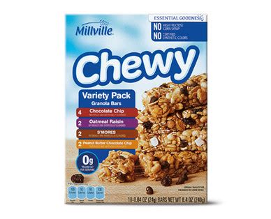 Millville Chewy Granola Bars Assorted Varieties | ALDI US