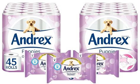 Andrex Puppies Toilet Rolls | Groupon