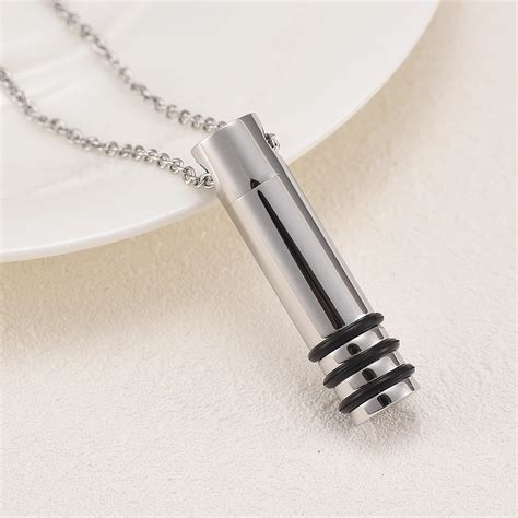 KSJ001 Pet Cremation Urn Ashes Container Tube Shaped Never Fade ...