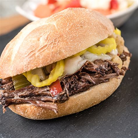 Slow Cooker Italian Roast Beef Sandwiches - HamiltonBeach.com