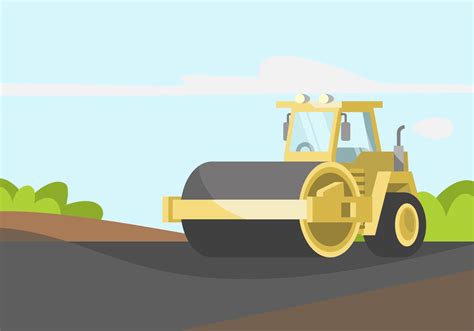 Steamroller Illustration 151615 Vector Art at Vecteezy